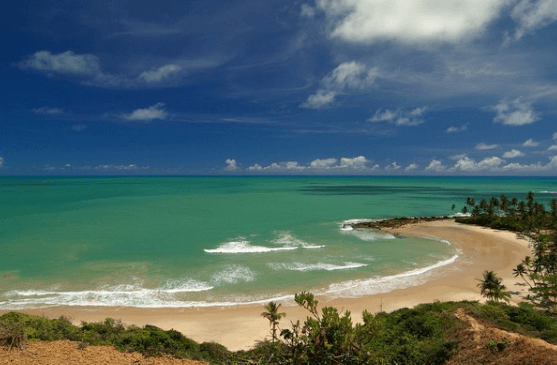 Praia de Coqueirinho no litoral sul da Paraíba