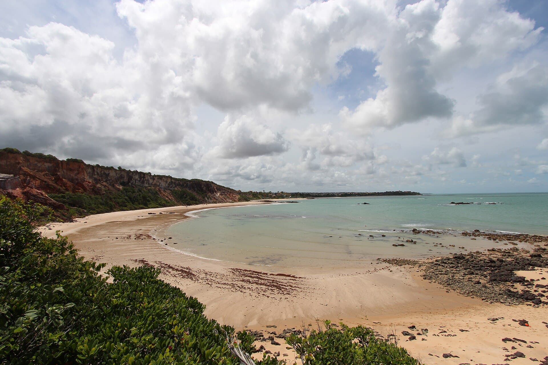 Praia de Tabatinga, no litoral sul da Paraíba